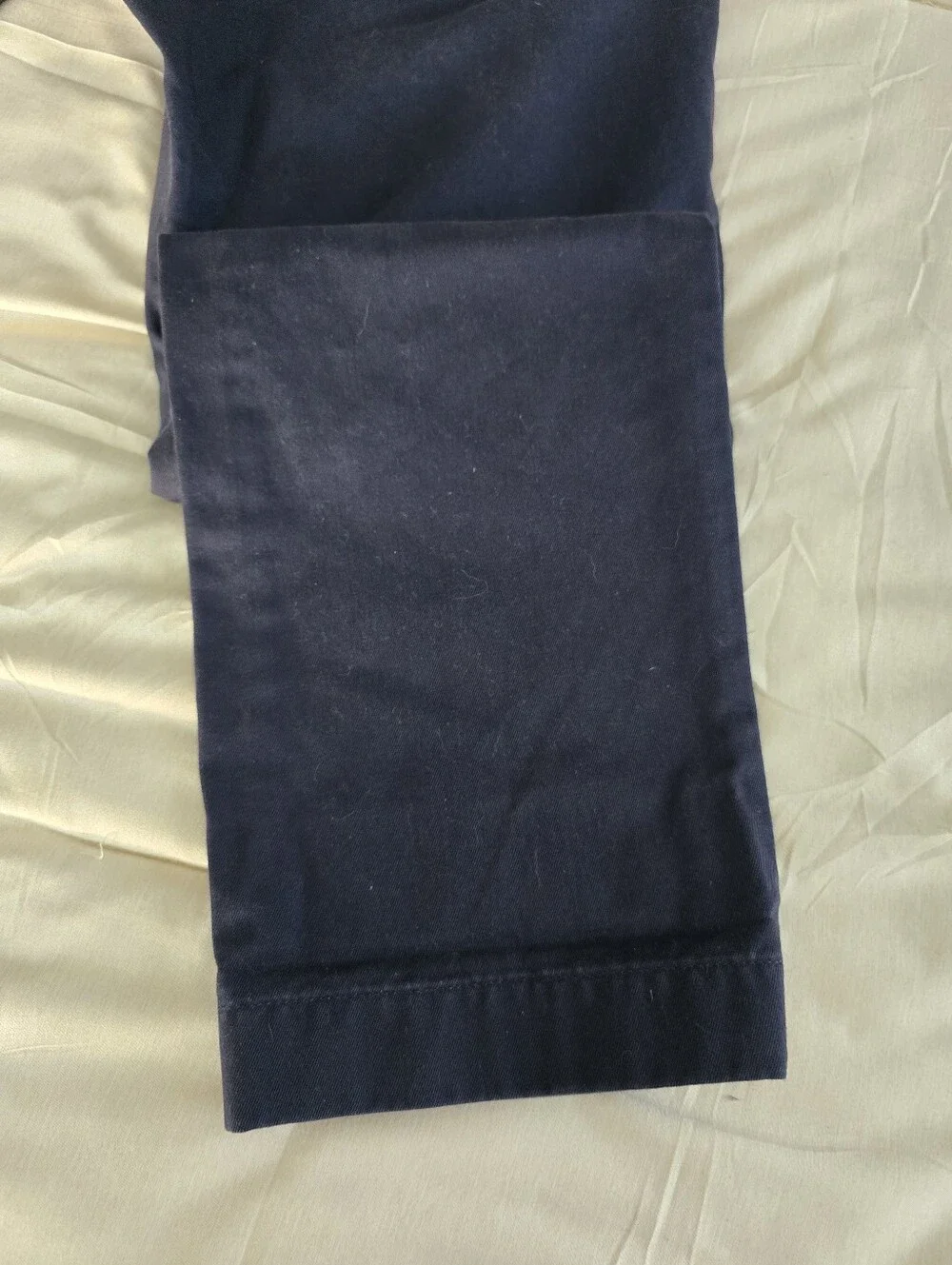 NWOT J CREW Broken-In Straight Chino Pants - Men's Cotton Casual Navy Blue 33x32